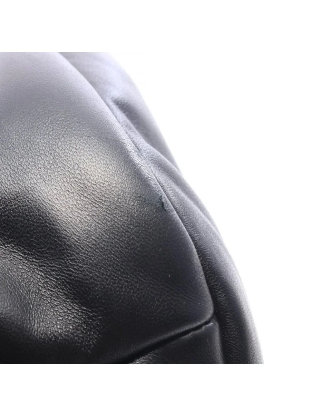 Saint Laurent Paris Boston Bag Wide Logo Puffer Black Leather